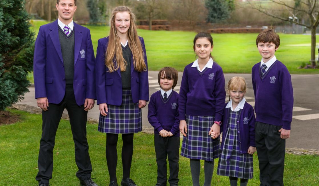 wycliffe college students wearing the uniform