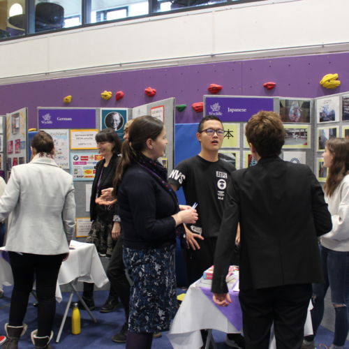 wycliffe Japanese and German stand in the EAL fair