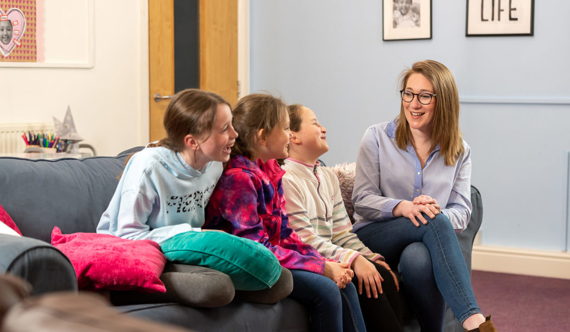 Wycliffe students in lounge room