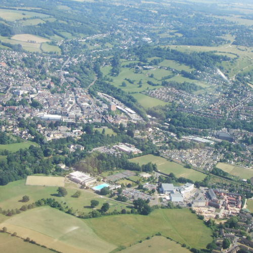 stroud from sky level