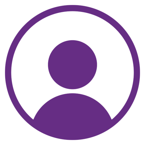 profile purple icon