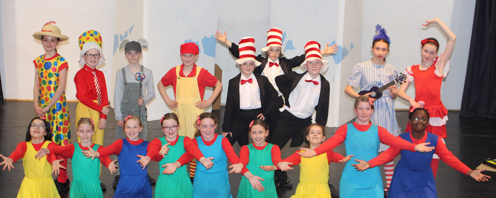 Wycliffe students in costumes
