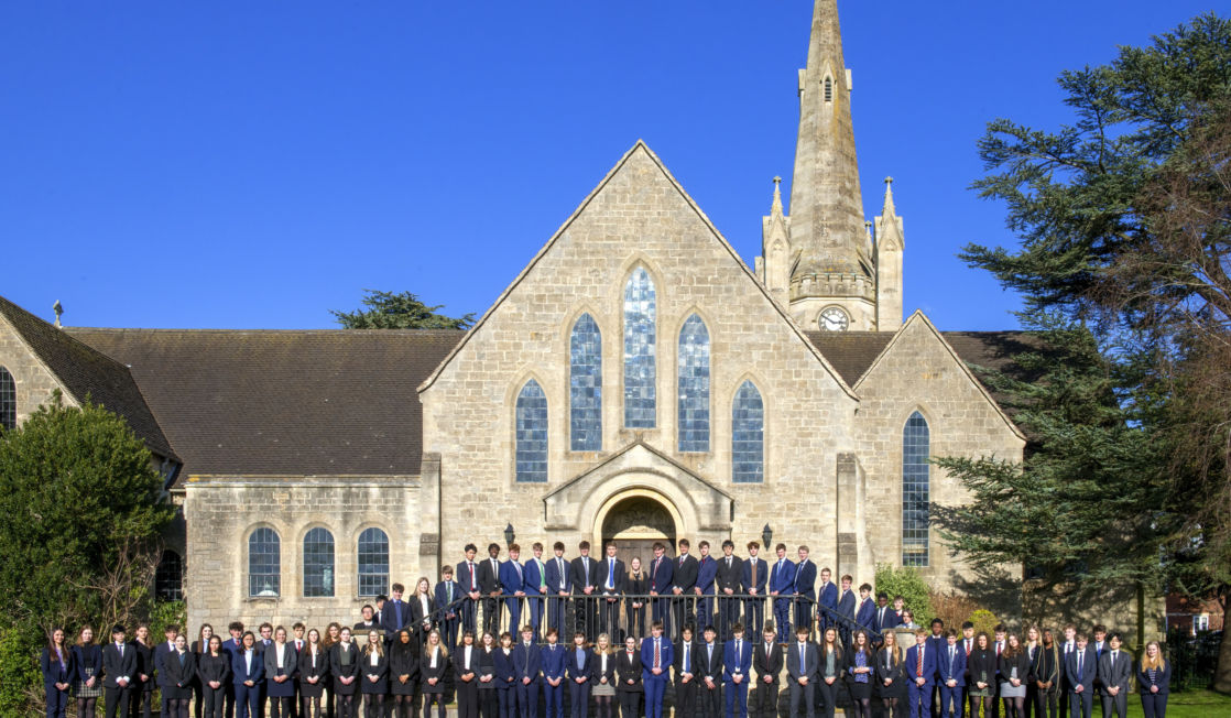 Wycliffe students posing outdoors