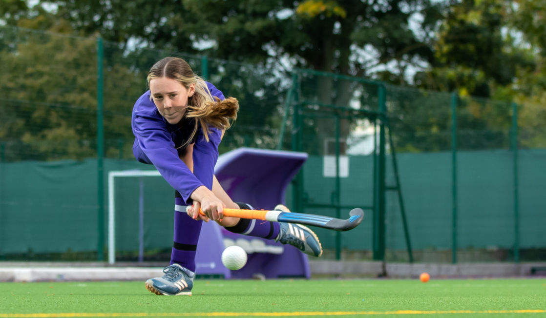 Wycliffe hockey player