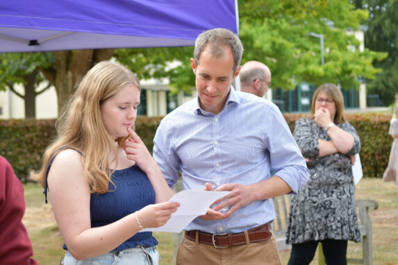 GCSEs results day at Wycliife