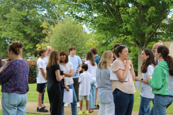 Wycliffe Pupils Celebrating GCSE Exam Results