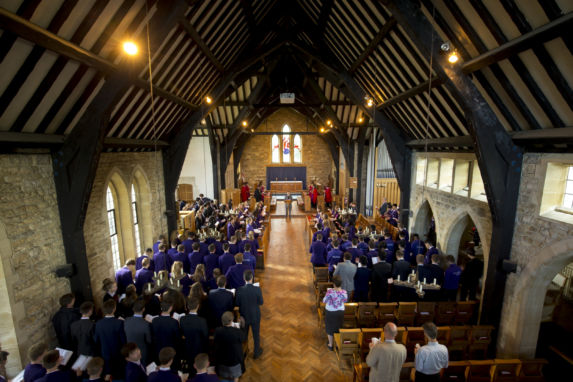 wycliffe college chapel balcony view