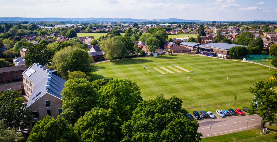 Wycliffe College grounds from a birds eye view