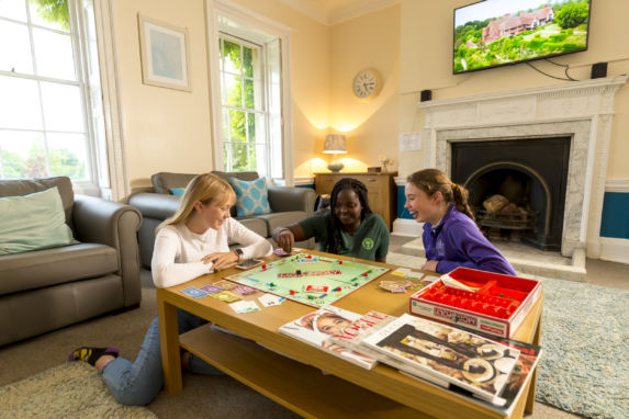 wycliffe pupils playing monopoly