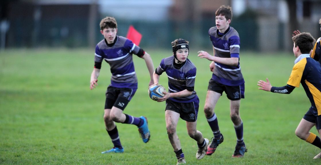 wycliffe boys playing rugby