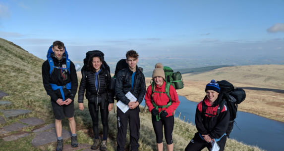 wycliffe pupils on a trip outdoors