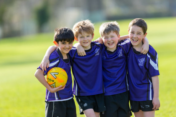Wycliffe students at a sports event