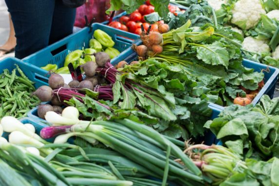 Mix of vegetables at farmers market