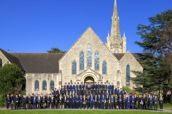 Wycliffe students posing outdoors