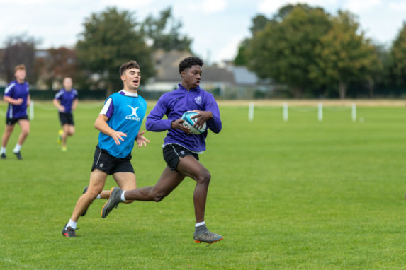 Wycliffe students playing rugby